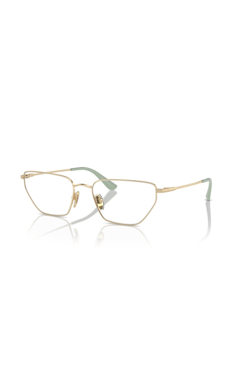 Vogue Irregular Frame Eyeglasses for Women - Pale Gold - Image 1